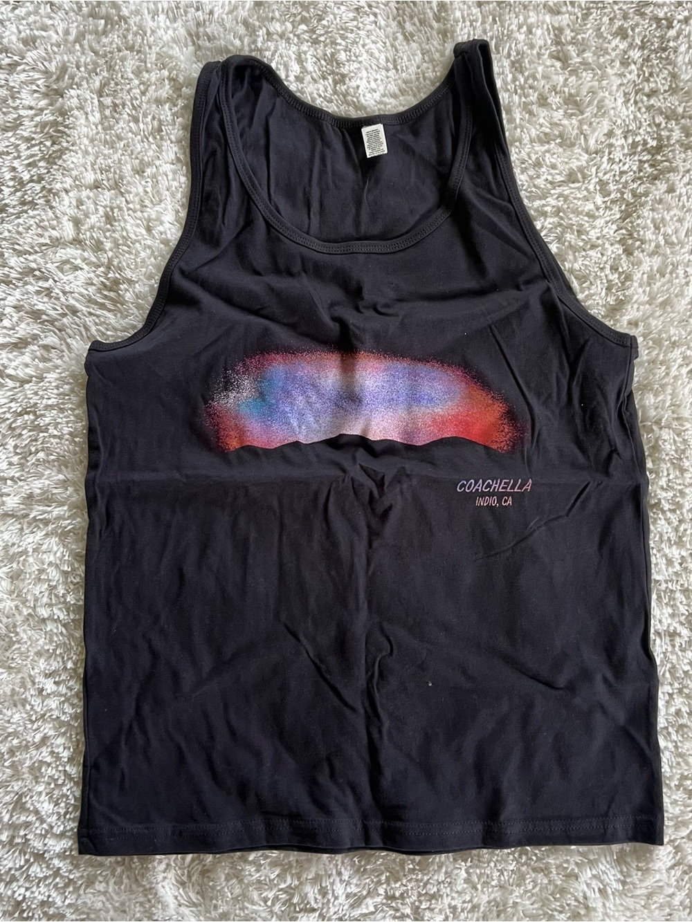 Coachella Merch 2018 -Black Graphic Tank Top